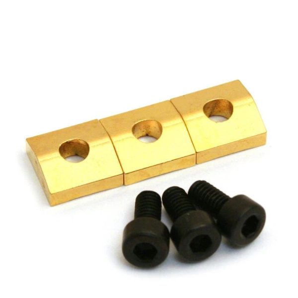 Allparts Gold Nut Blocks with Screws