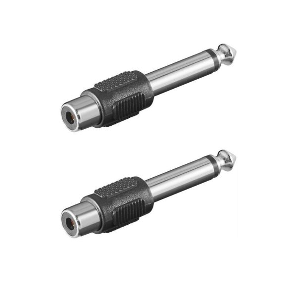 OMNITRONIC Adapter RCA(F)/Jack(M) 2 stk
