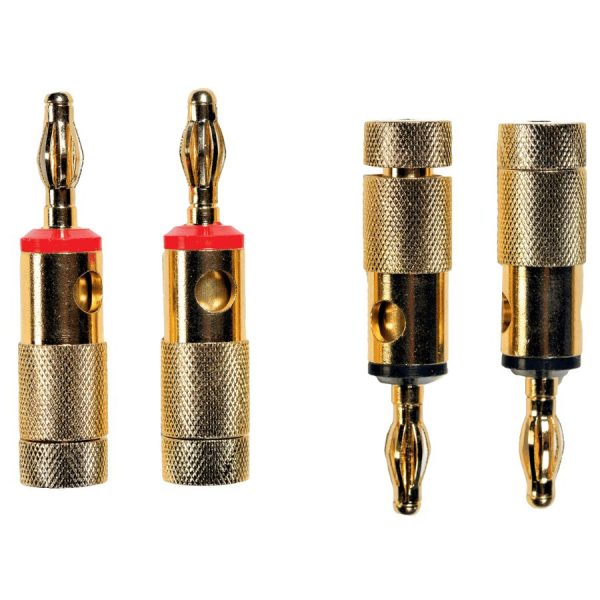 Yellow Cable BANANA PLUG X 2x2