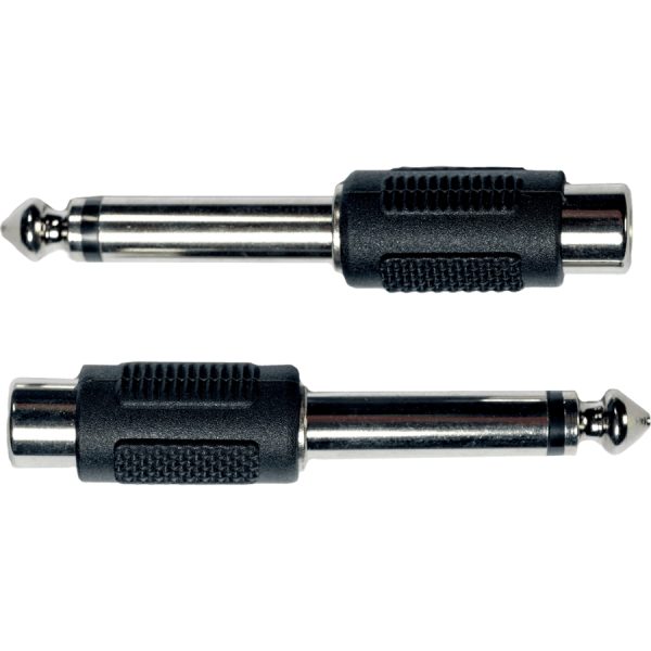Yellow AD03 ADAPTER 1/4 MALE JACK/FEM.RCA