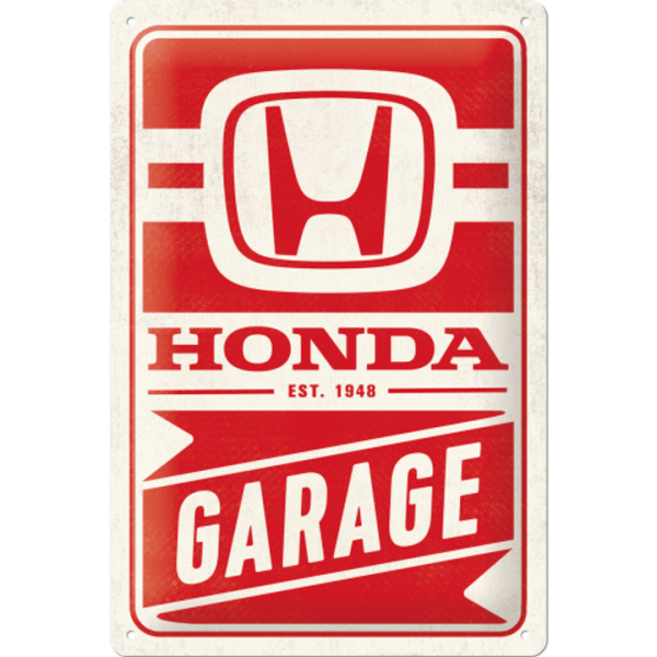Metallskilt Honda AM Garage