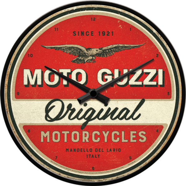 Retro klokke Moto Guzzi - Original Motorcycles