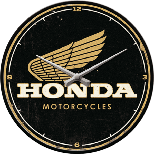 Retro klokke Honda Motorcycles Gold