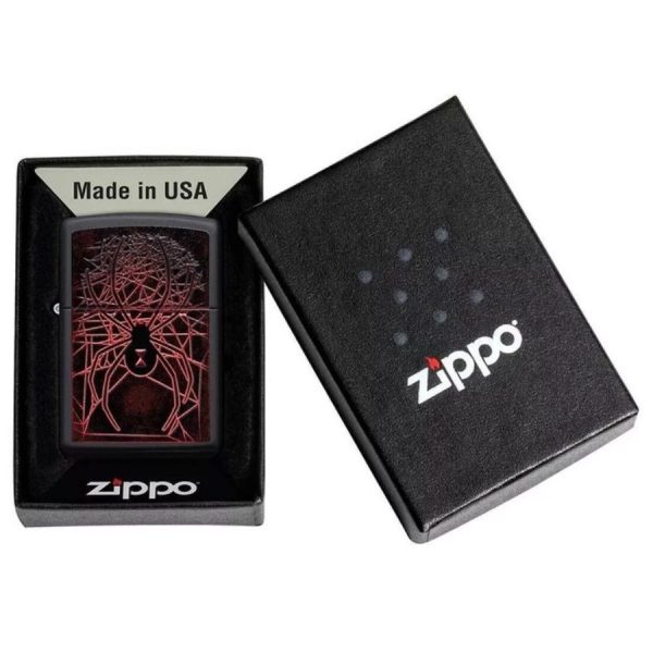 Black Spider Zippo Lighter