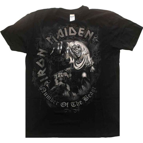 Iron Maiden Kids T-Shirt: Number Of The Beast (Black)