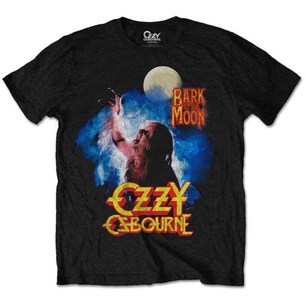 Ozzy Osbourne Unisex T-Shirt: Bark at the moon (Black)