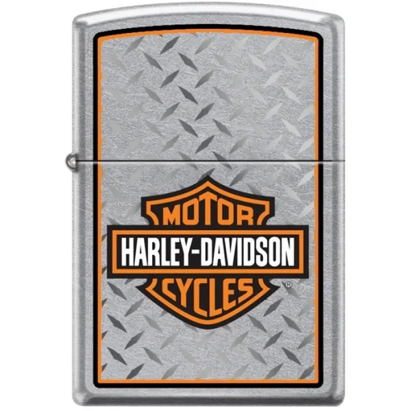 Harley Davidson Diamond Plate Zippo Lighter