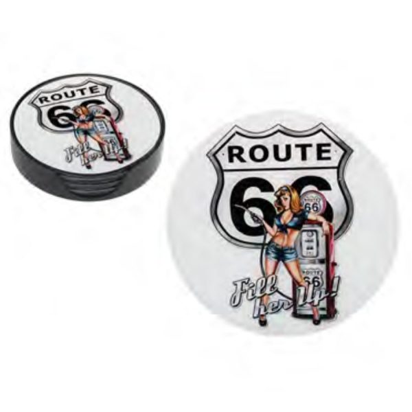 Route 66 glassbrikker sett
