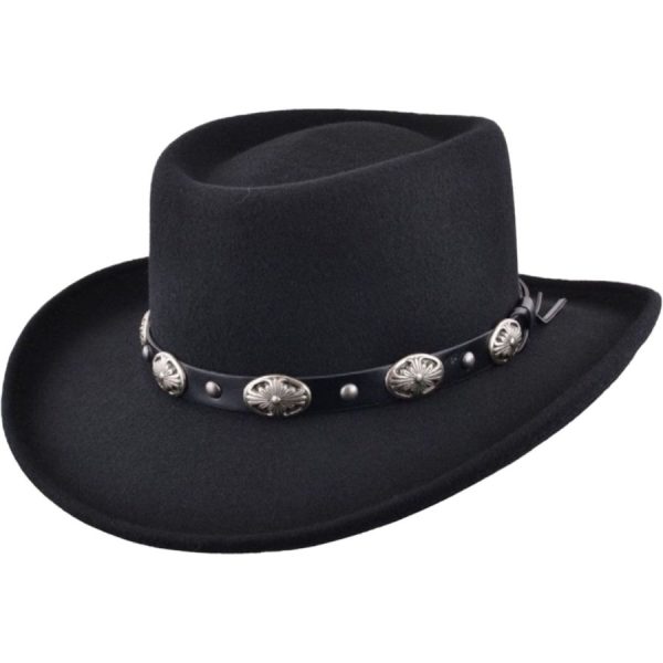 Wool Felt Gambler Hat
