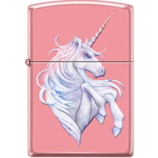Pink Unicorn Zippo Lighter