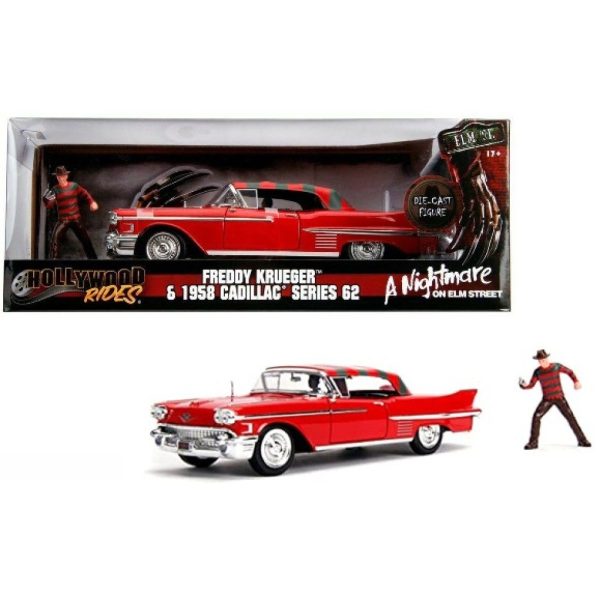 1958 Cadillac Series 62 with Freddy Krueger Figure
