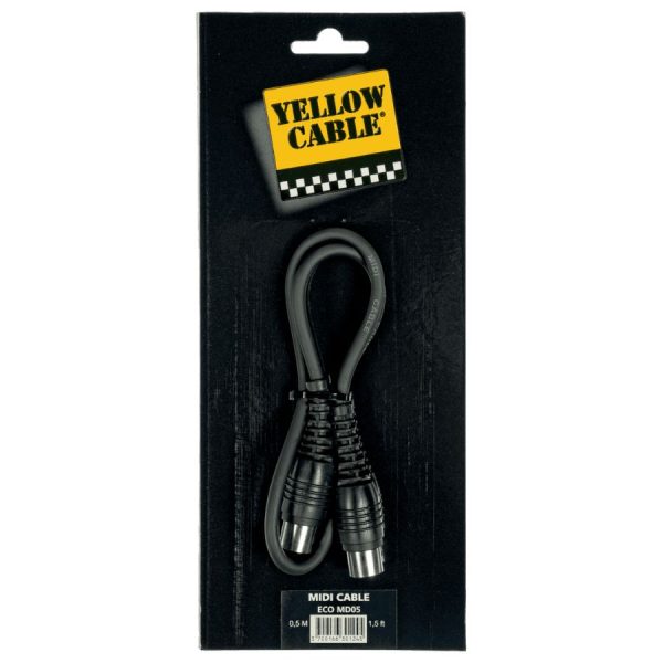 Yellow Cable Midi cable 0,15f/0,5m