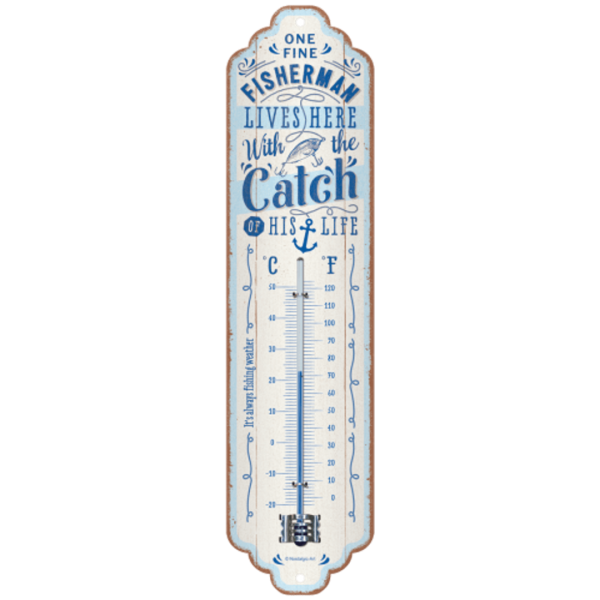Retro Termometer Fisherman Catch