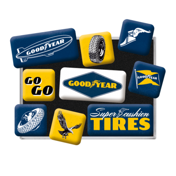 kjøleskapsmagnet Goodyear Logos