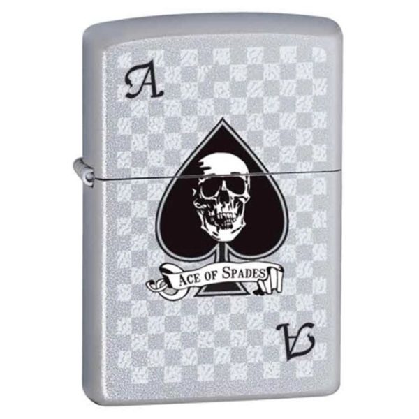 Ace of Spades Skull Zippo Lighter
