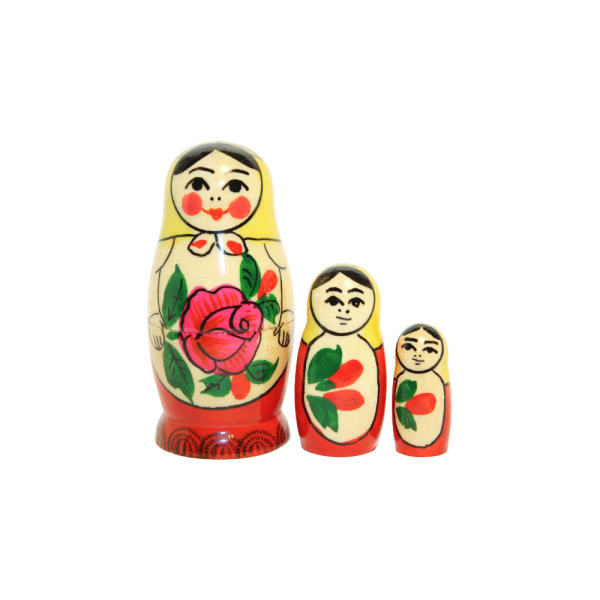 Matrjoschka Rossijanotschka M3 7 cm Tradisjonell