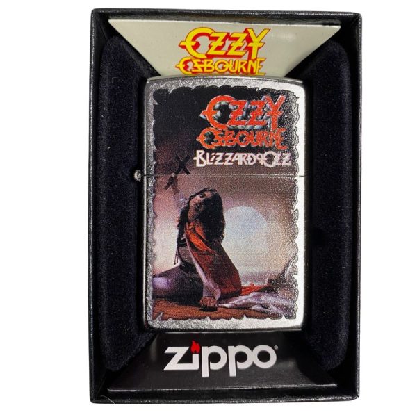 Ozzy Osbourne Blizzard of Ozz Zippo Lighter Street Chrom