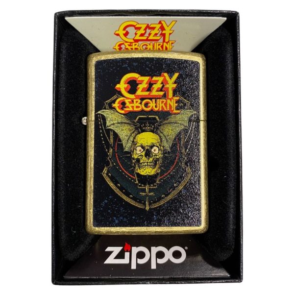 Ozzy Osbourne Prince of Darkness Zippo Street Brass