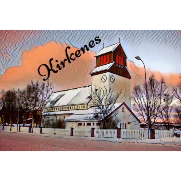 Metallskilt Kirkenes