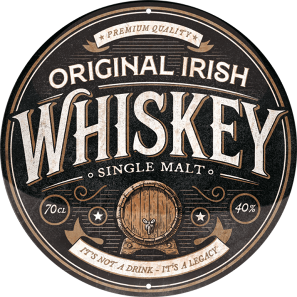 Original Irish Whiskey Skilt