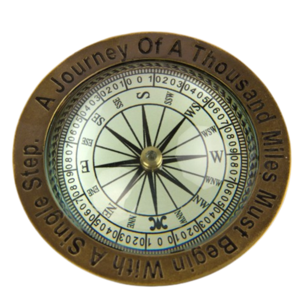 Journey of A Thousand Miles Compass, 10cm