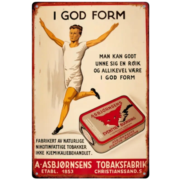 Retro tobakksreklame Eventyr Blanding