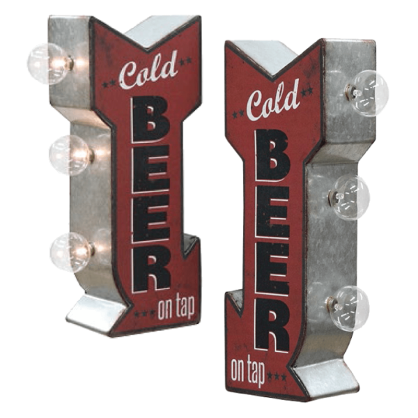 Cold Beer LED Mini Skilt