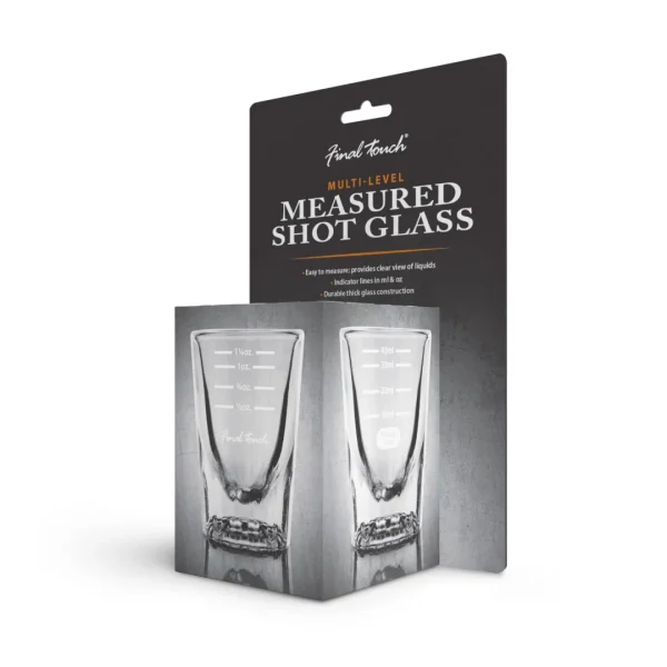 Final Touch Multi-Level Measured Shot Glass 1.5 oz