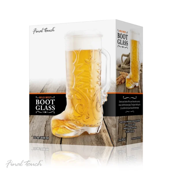 Final Touch Wild West Beer Glass