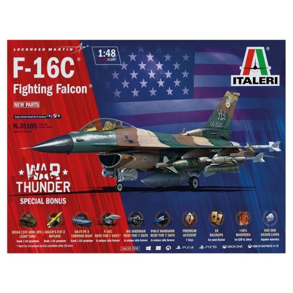 ITALERI 1:48 F-16C Fighting Falcon