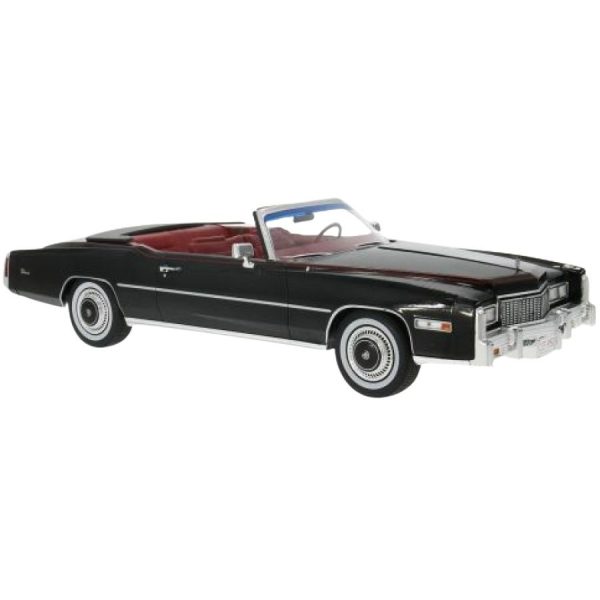 1976 Cadillac Eldorado Convertible Black 1/18