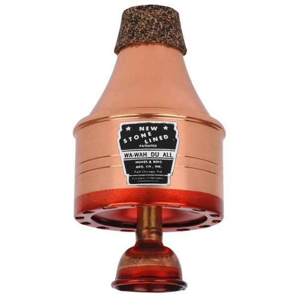 Mute Kornett/Trompet Harmon Humes & Berg 111C, New Stone Lined Copper Wa-Wah Du All