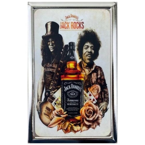 Sigarettetui / kortholder Rock and Roll Tennessee Whiskey Advertising