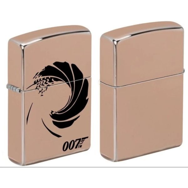Rose Gold James Bond 007 Zippo Lighter