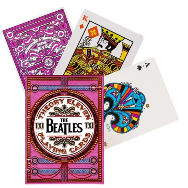 The Beatles Theory 11 Playing Cards (Pink)