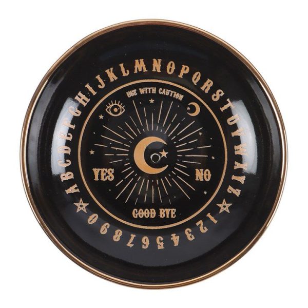 Black Gothic Ouija Talking Board Incense Holder Plate