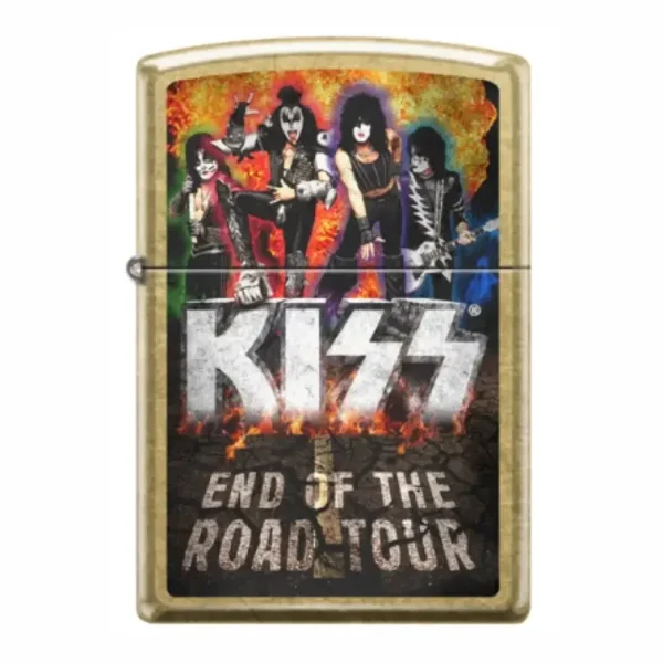 Zippo Lighter Kiss End of the Road Tour