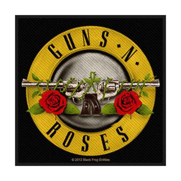 Guns N' Roses Standard Patch: Bullet Logo
