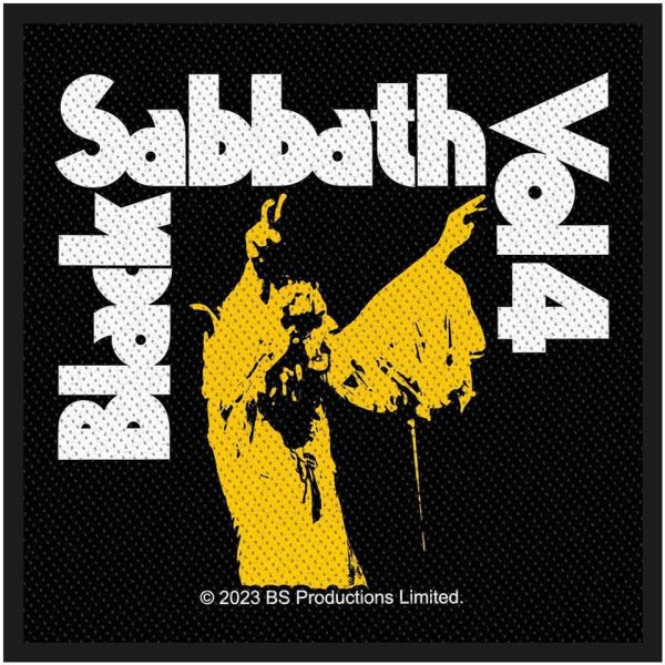 Black Sabbath Standard Patch: Vol 4