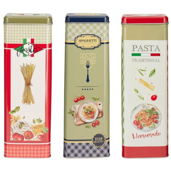 Boks metall pasta 9,5x7,5x19,5cm