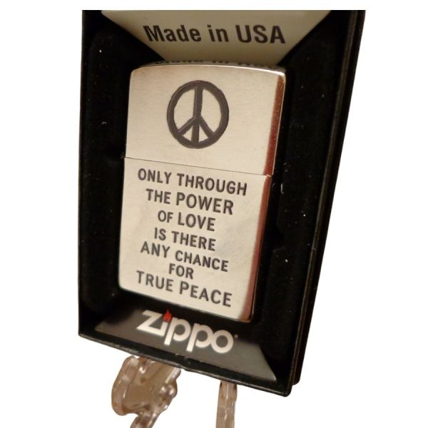 VIETNAM WAR HERITAGE SERIES POWER OF LOVE TRUE PEACE ZIPPO