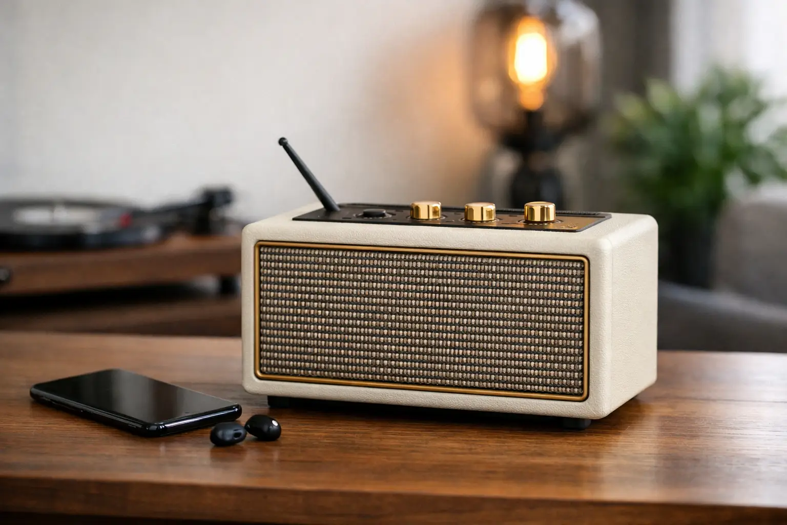 Bluetooth høyttaler i retro design