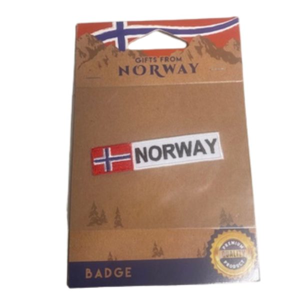 Brodert merke Norway (70x15mm)