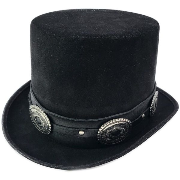 Unisex Fancy Black Topper Hat
