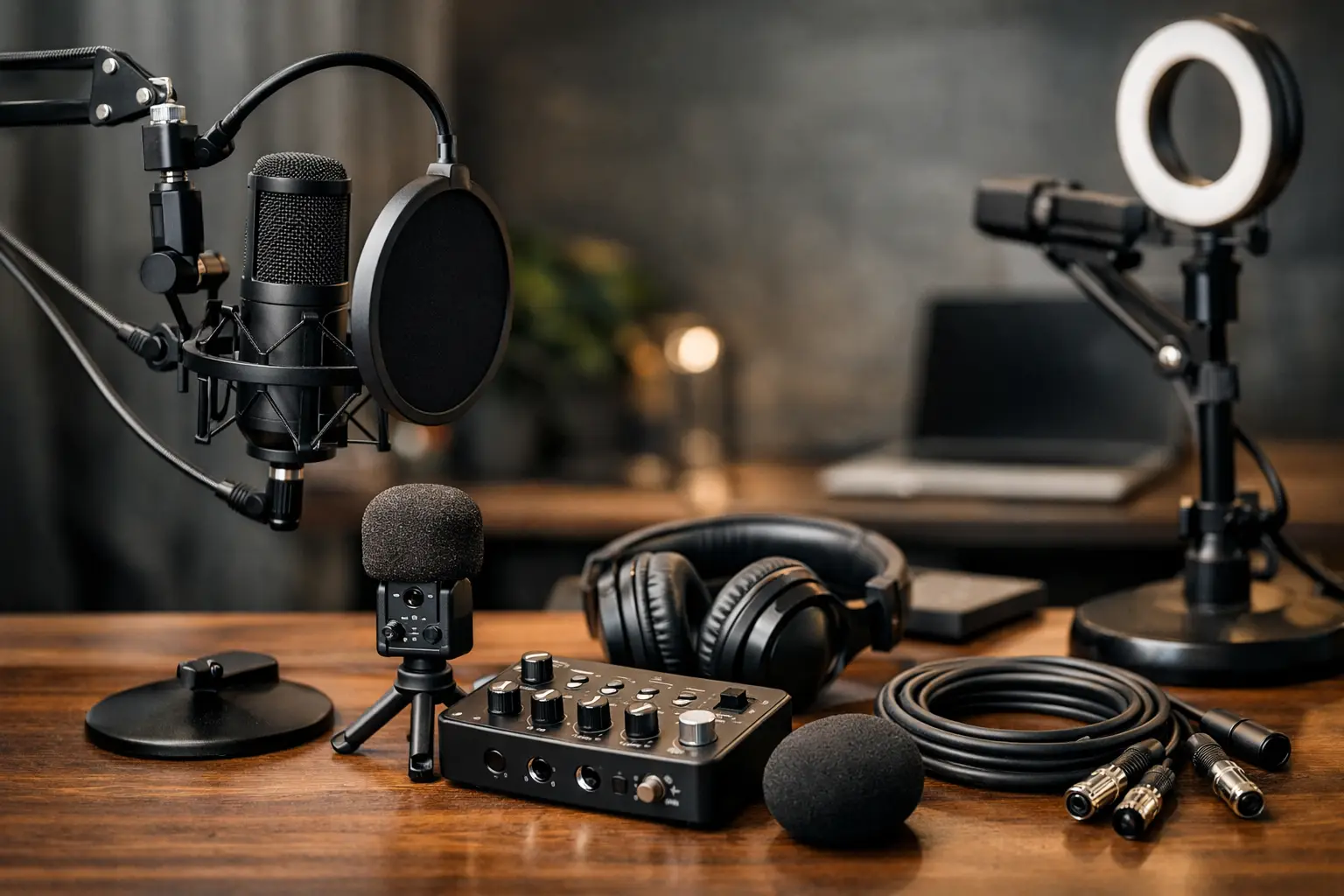 Beste mikrofontilbehør for podkast