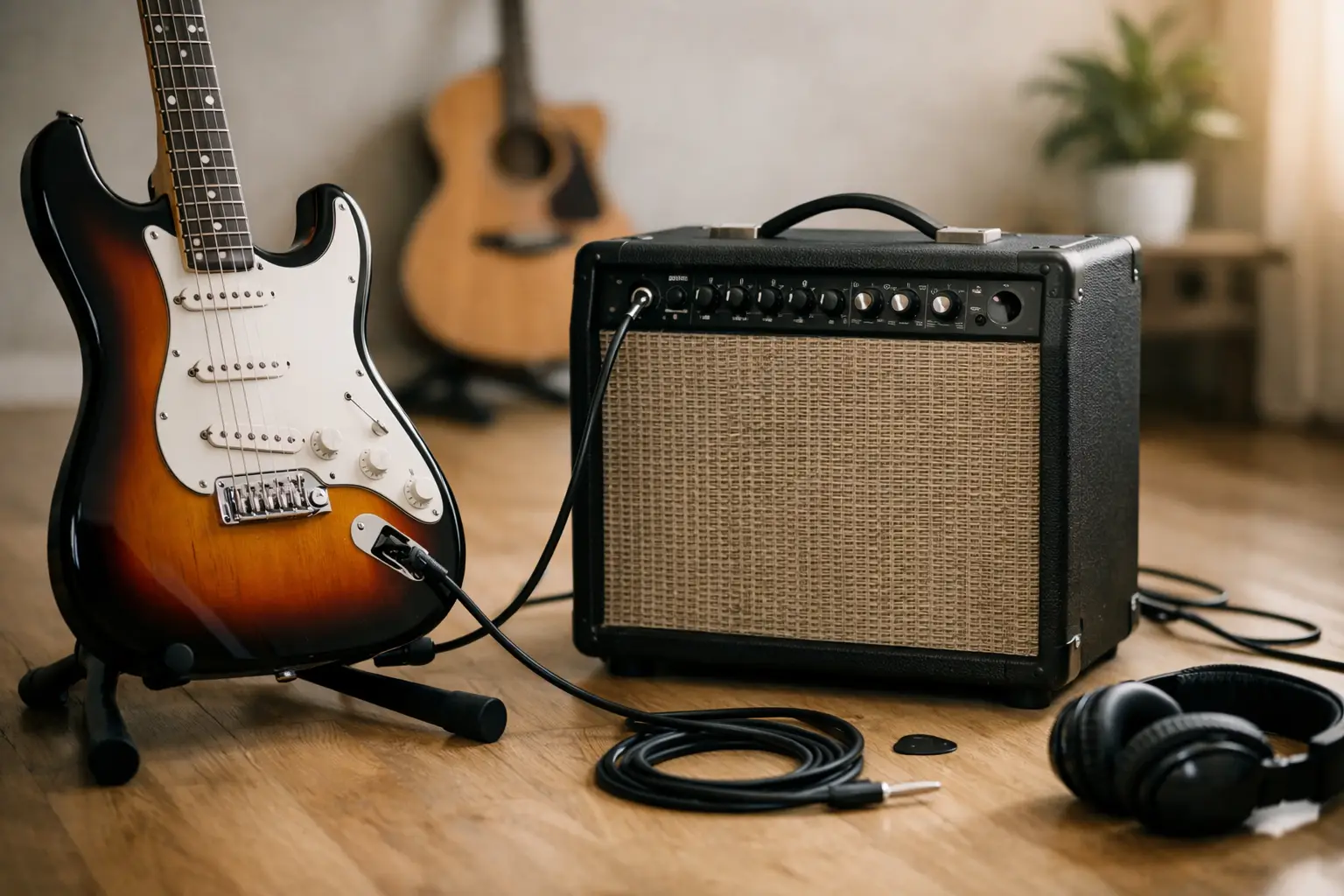 Hvordan velge første gitarforsterker