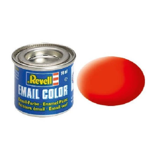 REVELL Enamel 14 ml. luminous orange, mat ( 25 MATT )
