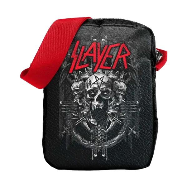 Rocksax Slayer Skuldervesk Skulls