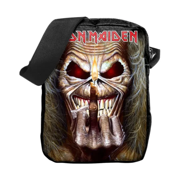 Rocksax Iron Maiden Skulderveske Middle Finger