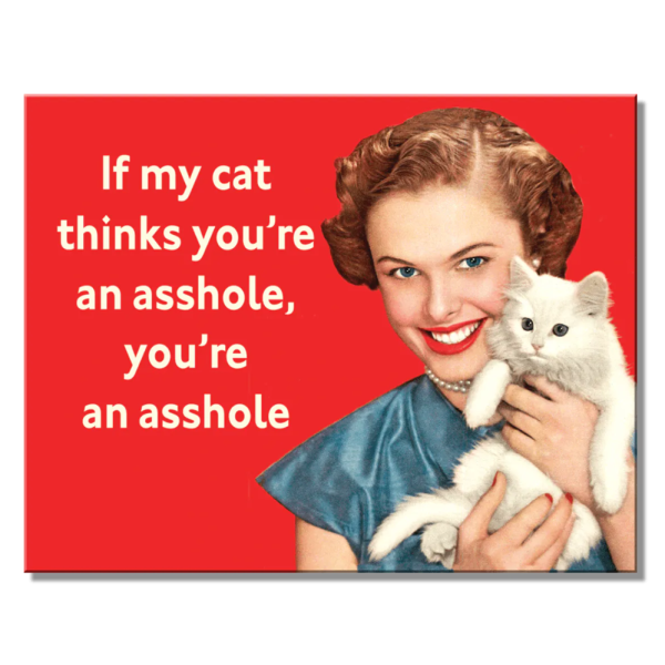 Metallskilt If My Cat